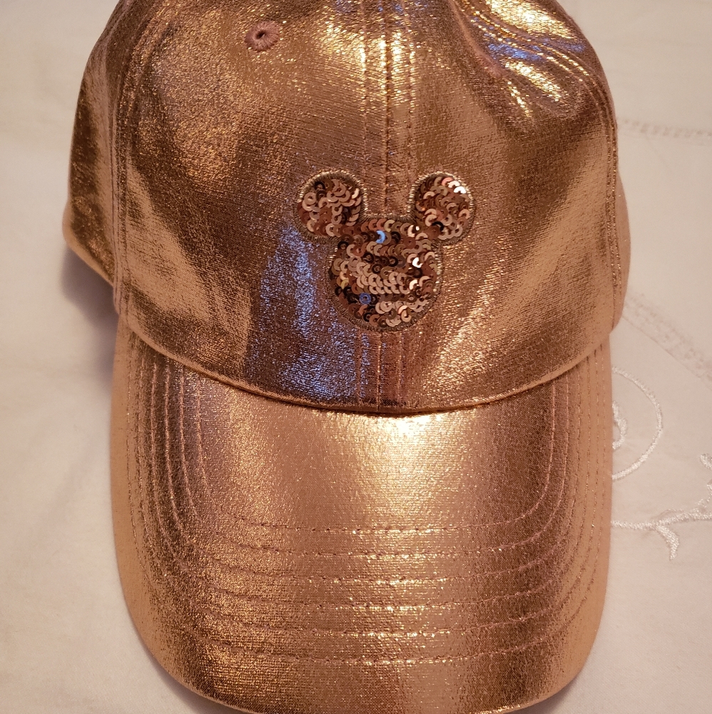 Rose Gold Disney Mackey Hat Adjustable